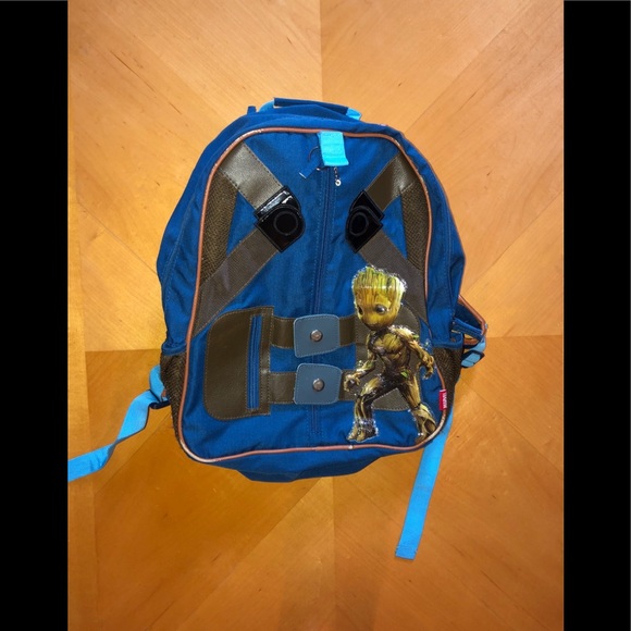 Marvel Book Bag with Fur Hoodie - Picture 3 of 3